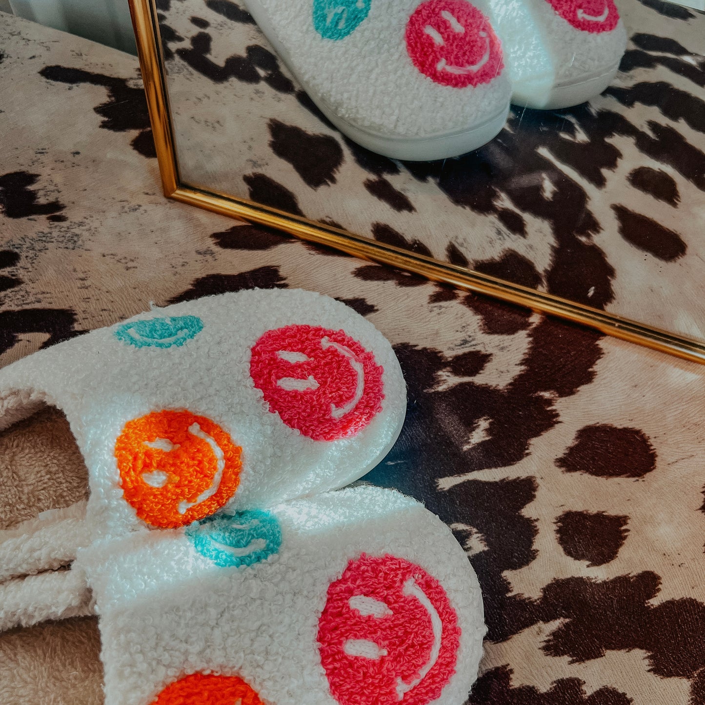 Colorful Happy Slippers