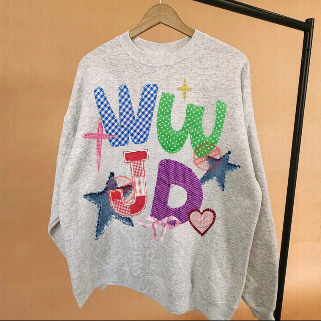 WWJD Ash Grey Sweatshirt
