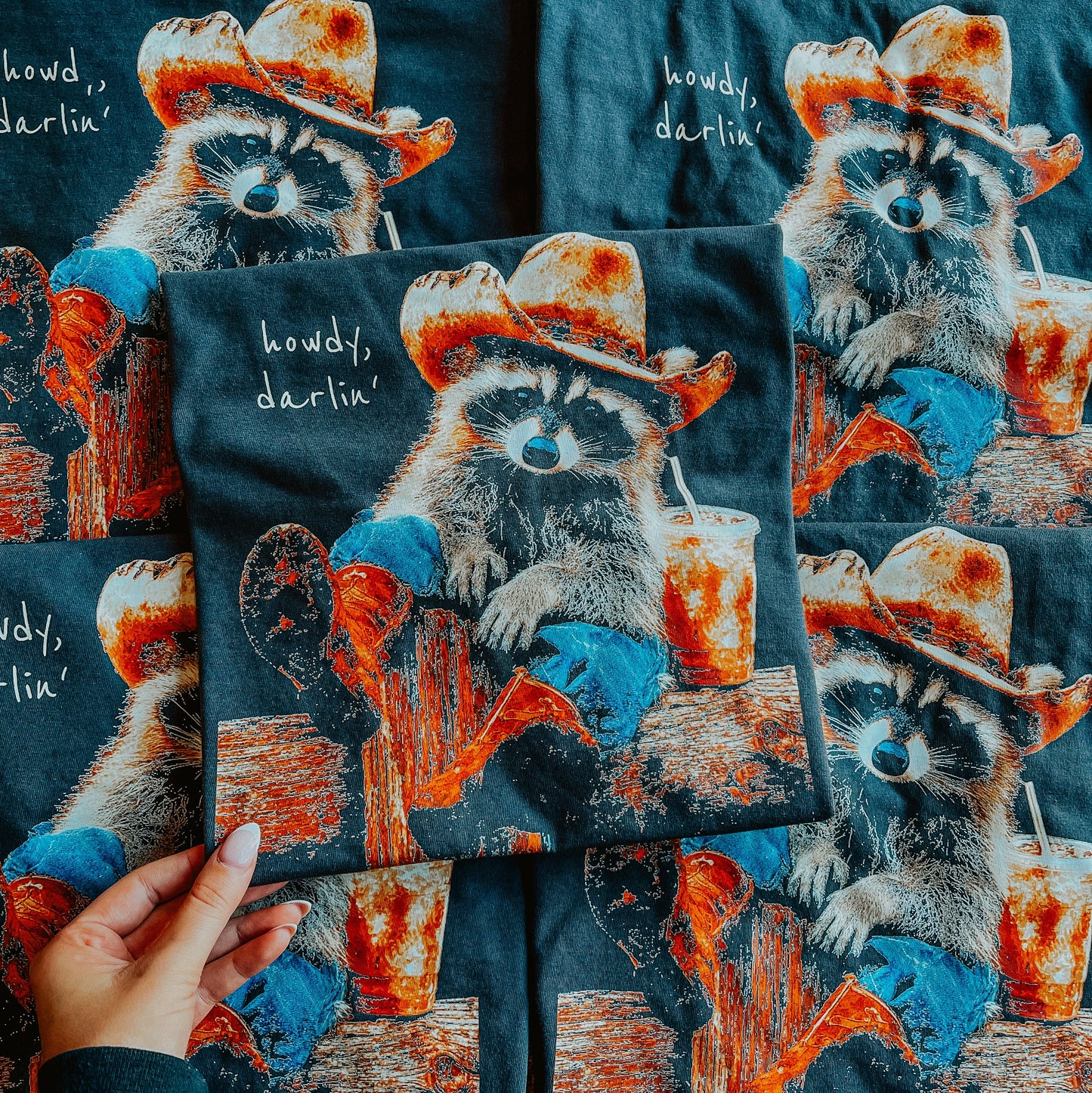 Raccoon - Howdy Darlin T-Shirt