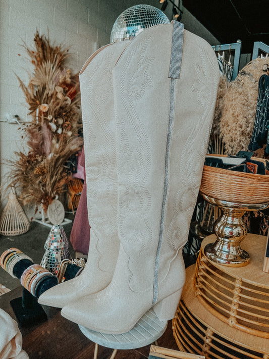The Kate Rhinestone Boots