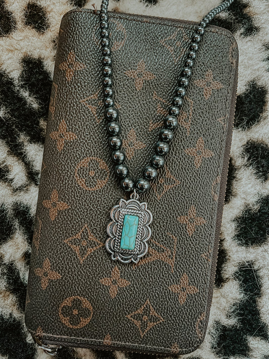 Turquoise Pendent Necklace