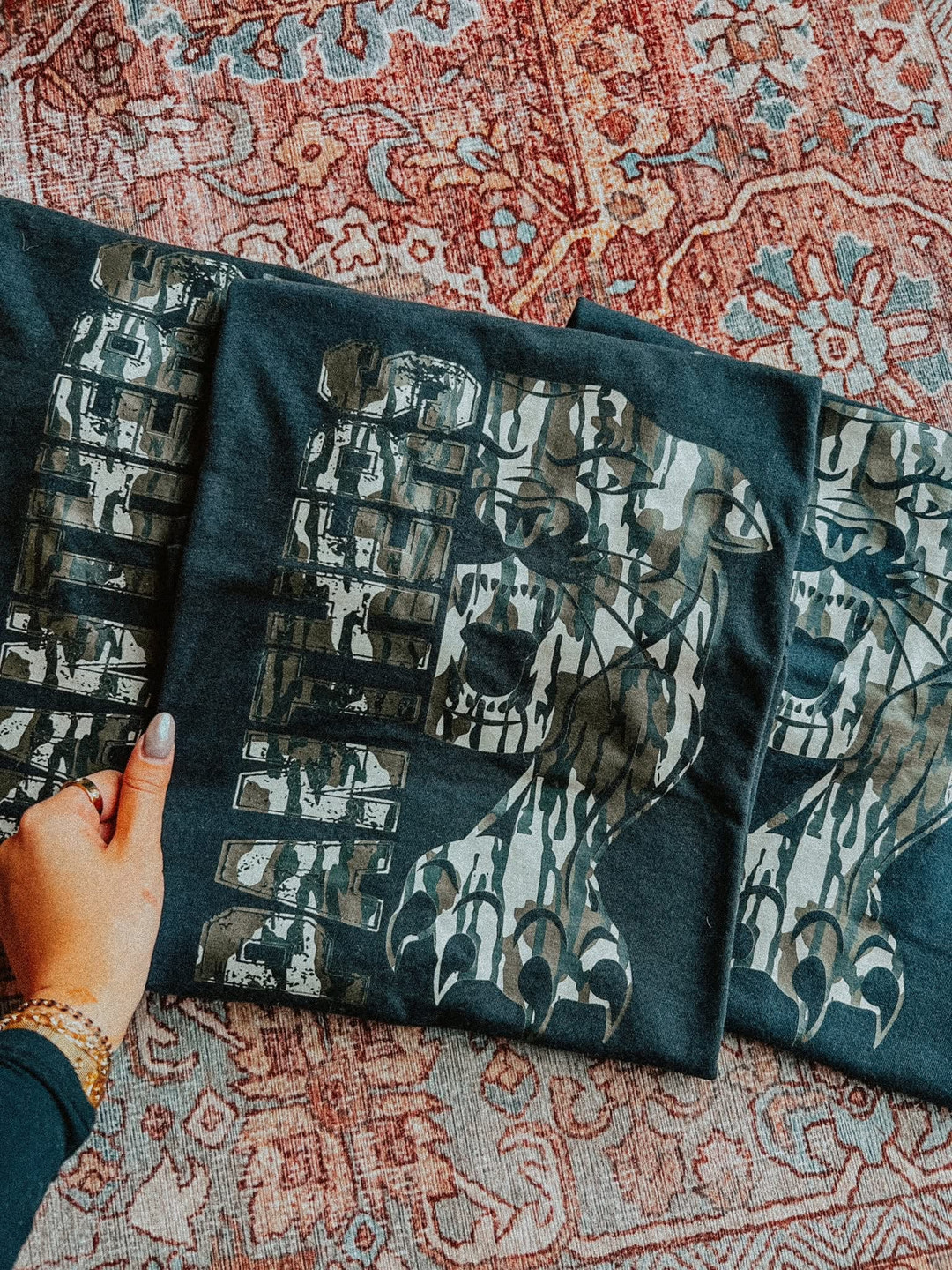 Camo Panther Graphic T-Shirt