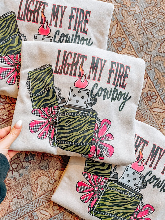 Light My Fire Cowboy Sweatshirt