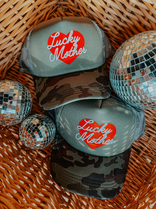 Lucky Mother Camo Trucker Hat