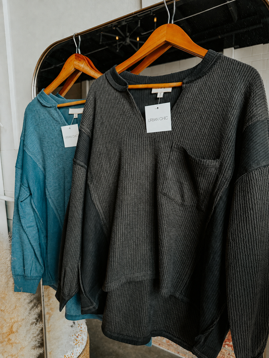 The Everyday Waffle Knit Pullover