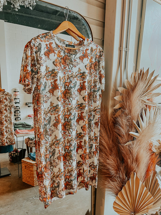 Buckaroo Short Sleeve Dress